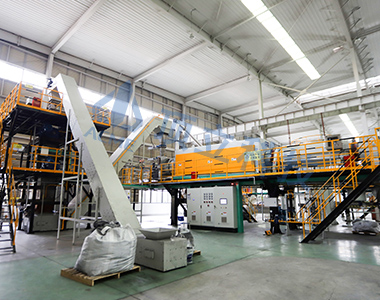 廢舊鋰電池回收處理成套設備（電池打粉線）